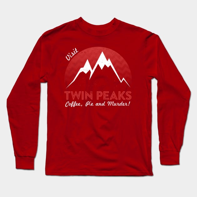 Visit Twin Peaks Long Sleeve T-Shirt by alecxps